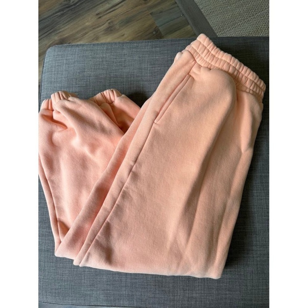 Comfrt Collection Pastel Edit Peach Zip Hoodie and Joggers Set XL Loungewear - Picture 2 of 14